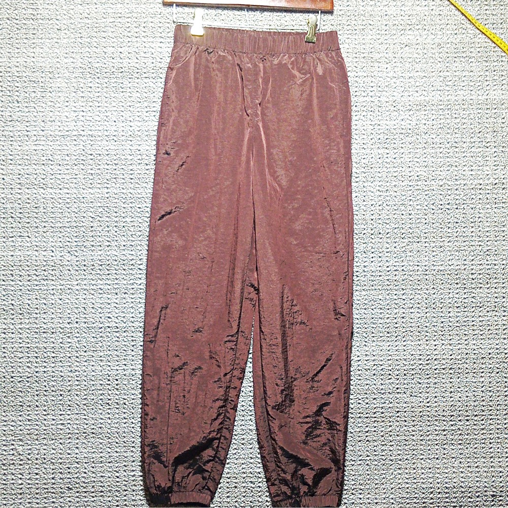 GapFit Women's Brown Jogger Pants S Pull On Elastic Waist Tapered 29" Inseam #i7